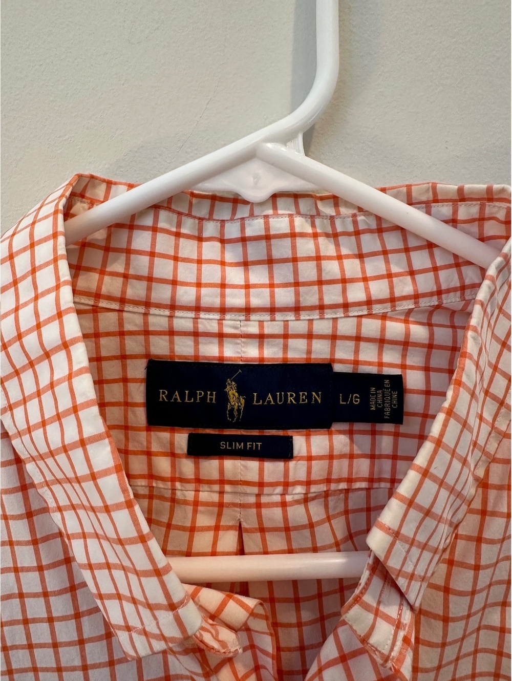 TWO RALPH LAUREN LONG SLEEVE LARGE SLIM FIT BUTTON DOWNS - Picture 2 of 7